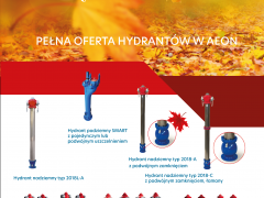 Od jesieni pełna oferta hydrantów w Aeon
