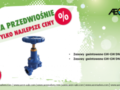 Wyprzedaż w AEON -  zasuwy gwintowane