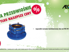 Wyprzedaż w AEON -  łącznik rurowo-kołnierzowy do rur PE PCV