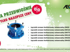 Wyprzedaż w AEON -  łącznik rurowo-kołnierzowy uniwersalny